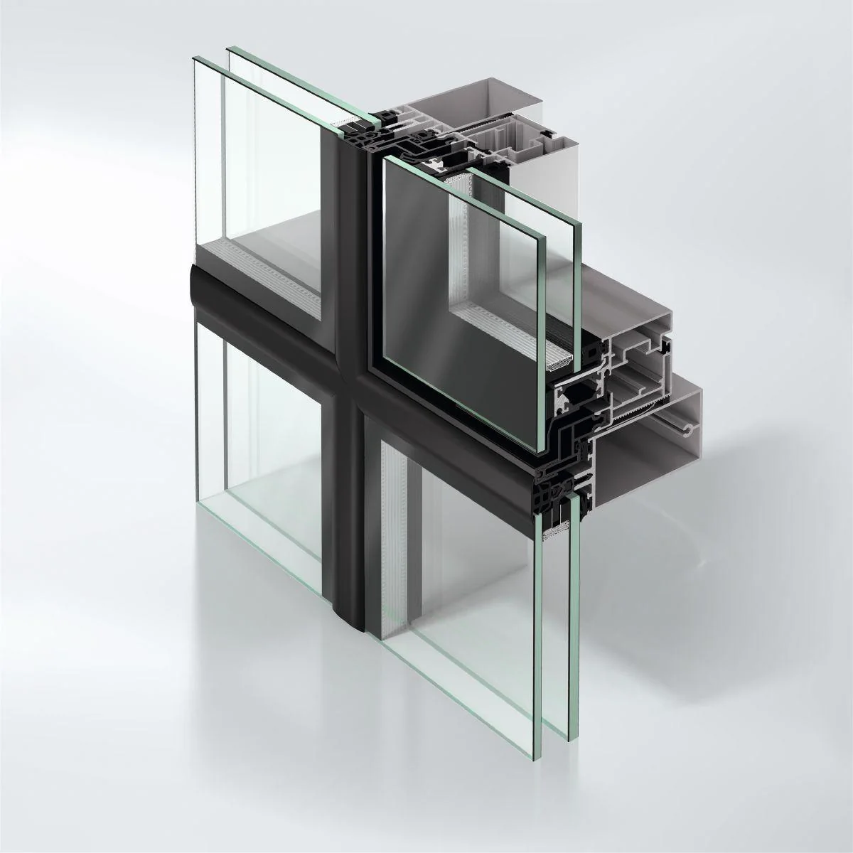 Official profile section — Schüco FWS 50 SG